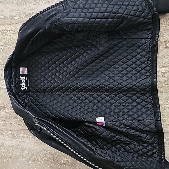 Scott NYC Leather Jacket Mens 40 - Picture 15 of 16